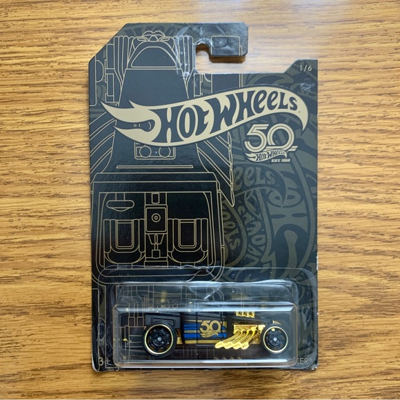 Hot Wheels 50th Anniversary Bone Shaker 3 Error Cards - Picture 2 of 11